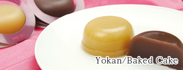 岡山県産果実フルーツ羊羹 (80g)&フルーツケーキ